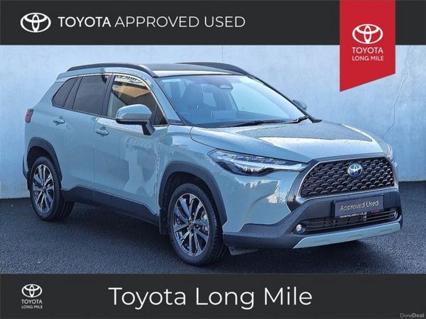Toyota Corolla Cross SUV, Petrol Hybrid, 2024, Green