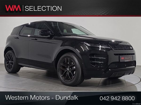 Land Rover Range Rover Evoque SUV, Petrol Plug-in Hybrid, 2026, Black