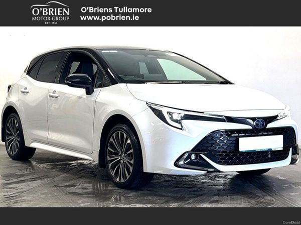 Toyota Corolla Hatchback, Petrol Hybrid, 2024, White