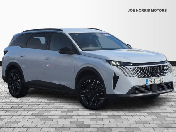 Peugeot 5008 SUV, Petrol Hybrid, 2026, White