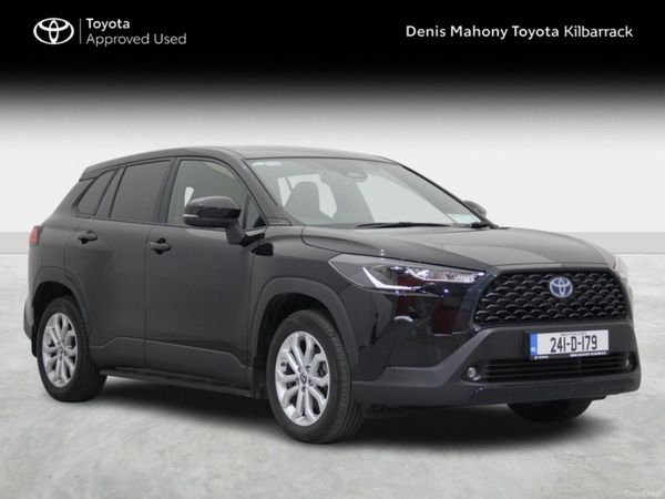 Toyota Corolla Cross SUV, Petrol Hybrid, 2024, Black