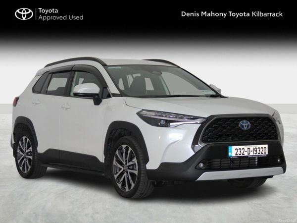 Toyota Corolla Cross SUV, Petrol Hybrid, 2023, White