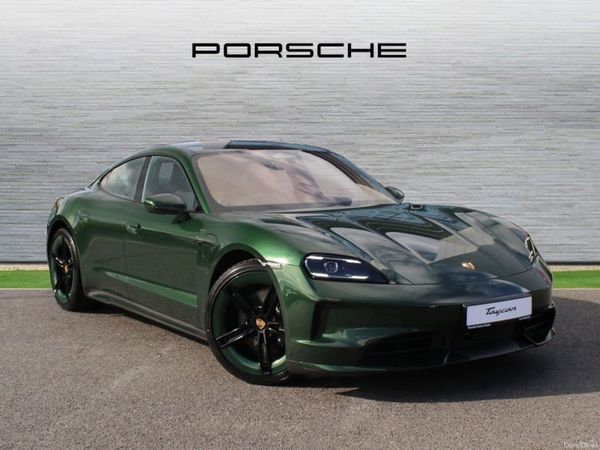 Porsche Taycan Saloon, Electric, 2026, Green