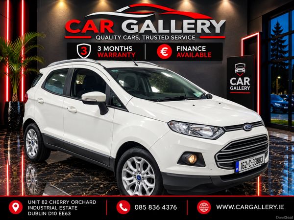 Ford EcoSport SUV, Diesel, 2016, White