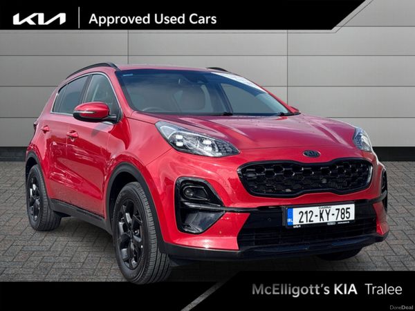 Kia Sportage MPV, Diesel Hybrid, 2021, Red