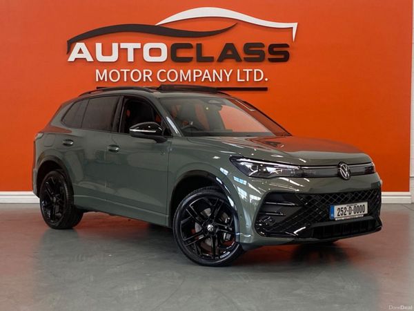 Volkswagen Tiguan SUV, Petrol Hybrid, 2025, Green