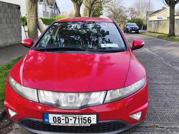 Honda Civic Hatchback, Petrol, 2008, Red