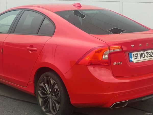Volvo S60 Saloon, Diesel, 2015, Red