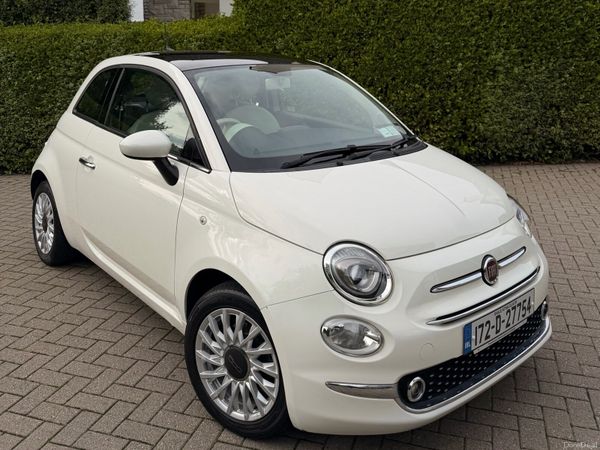 Fiat 500 Hatchback, Petrol, 2017, White