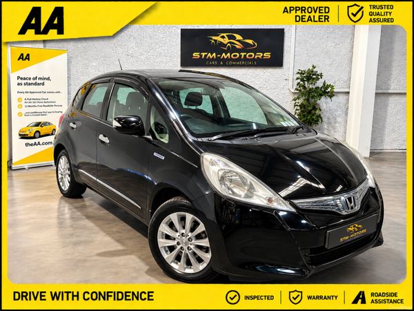 Honda Fit Hatchback, Petrol Hybrid, 2013, Black