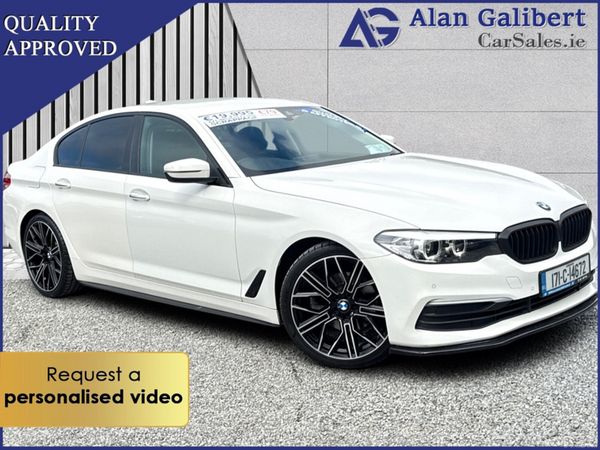 BMW 5-Series Saloon, Diesel, 2017, White