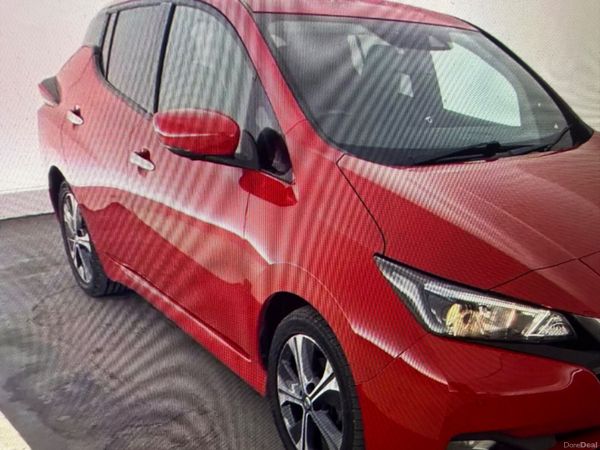 Nissan Leaf Hatchback, Electric, 2020, Red
