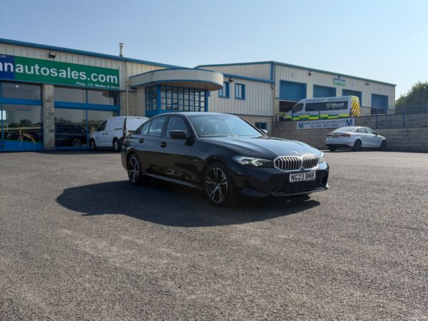 BMW 3-Series Saloon, Petrol Hybrid, 2023, Black