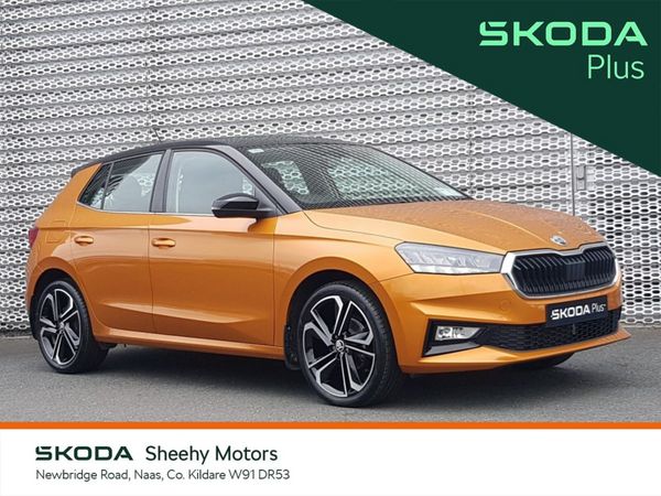 Skoda Fabia Hatchback, Petrol, 2023, Orange