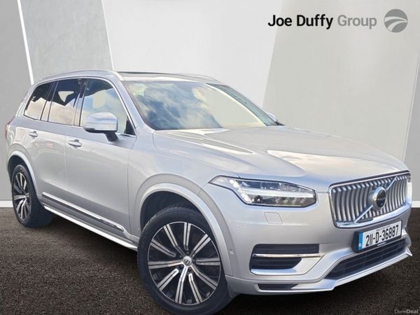 Volvo XC90 SUV, Petrol Plug-in Hybrid, 2021, Silver