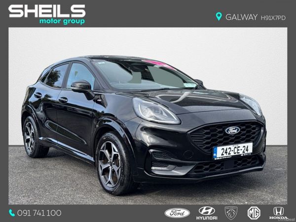 Ford Puma MPV, Petrol Hybrid, 2024, Black