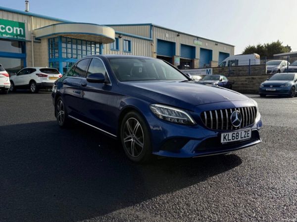 Mercedes-Benz C-Class Saloon, Diesel, 2019, Blue