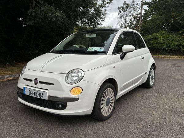 Fiat 500 Hatchback, Diesel, 2009, White