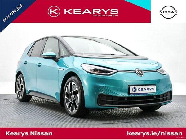 Volkswagen ID.3 Hatchback, Electric, 2021, Green