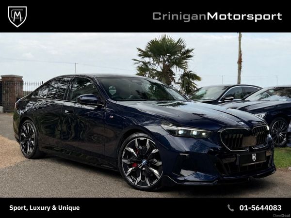 BMW 5-Series Saloon, Petrol Plug-in Hybrid, 2025, Blue