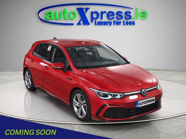 Volkswagen Golf Hatchback, Petrol Hybrid, 2021, Red