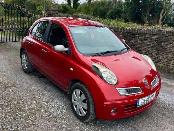 Nissan Micra Hatchback, Petrol, 2009, Red