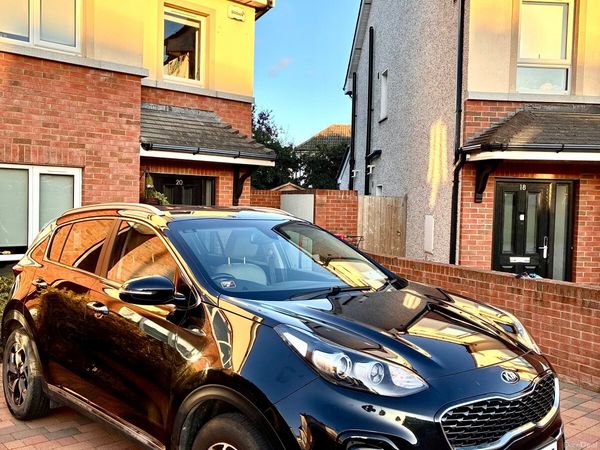 Kia Sportage SUV, Diesel Hybrid, 2020, Black