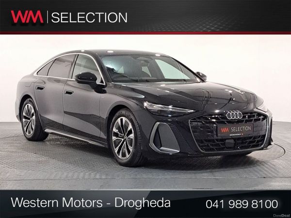 Audi A6 Saloon, Petrol Plug-in Hybrid, 2026, Green