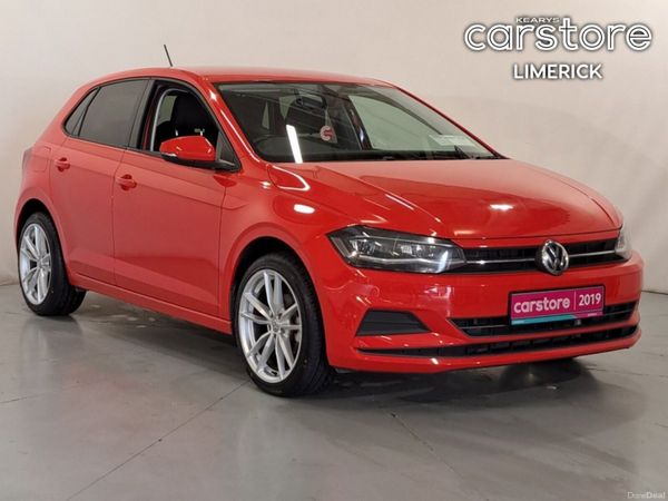 Volkswagen Polo Hatchback, Petrol, 2019, Red