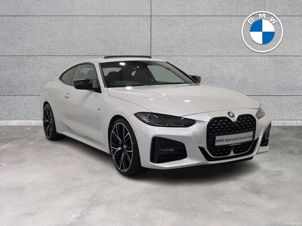 BMW 4-Series Coupe, Diesel Hybrid, 2022, White
