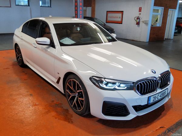 BMW 5-Series Saloon, Diesel, 2021, White