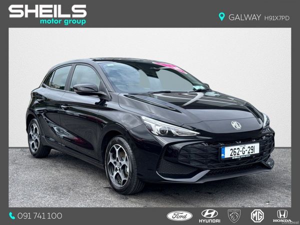 MG MG3 Hatchback, Petrol Hybrid, 2026, Black