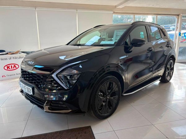 Kia Sportage SUV, Petrol Plug-in Hybrid, 2025, Black