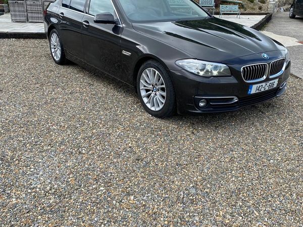 BMW 5-Series Saloon, Diesel, 2014, Brown