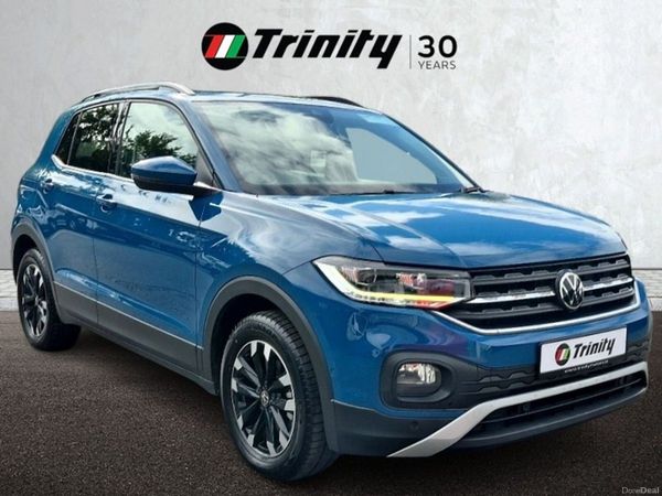 Volkswagen T-Cross Hatchback, Petrol, 2021, Blue