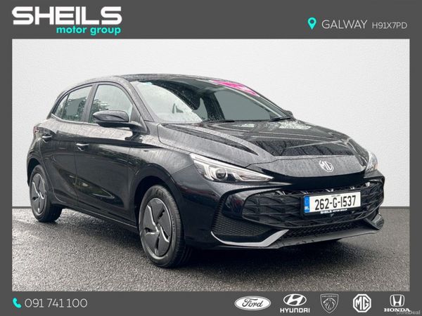 MG MG3 Hatchback, Petrol Hybrid, 2026, Black
