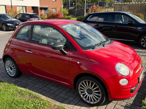 Fiat 500 Hatchback, Petrol, 2012, Red