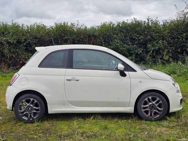 Fiat 500 Hatchback, Petrol, 2013, White