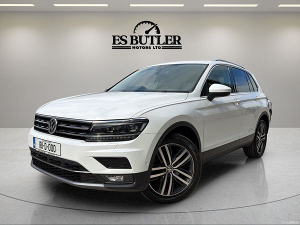Volkswagen Tiguan SUV, Diesel, 2018, White