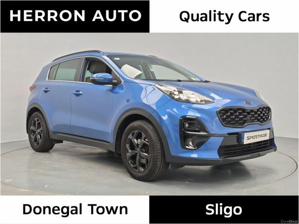 Kia Sportage SUV, Diesel Hybrid, 2021, Blue