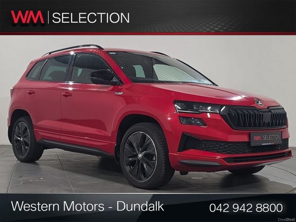 Skoda Karoq Estate, Diesel, 2023, Red