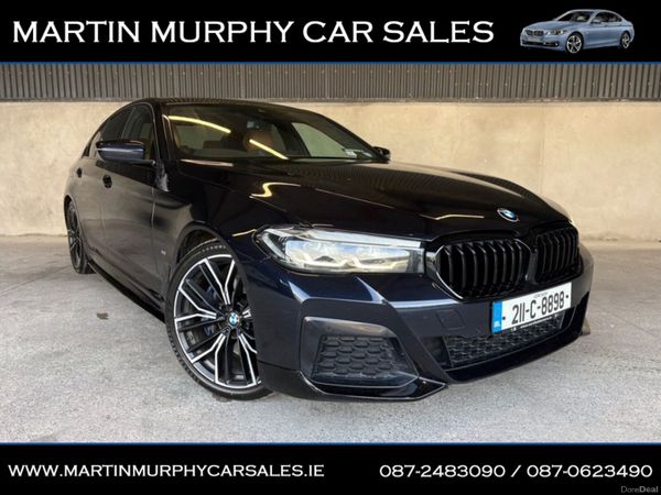 BMW 5-Series Saloon, Diesel, 2021, Black