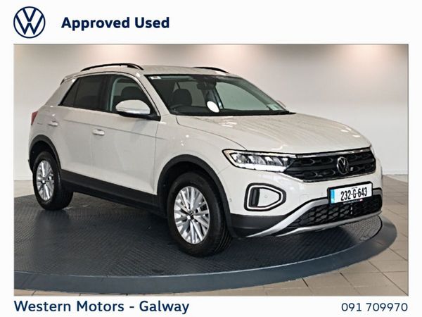 Volkswagen T-Roc SUV, Petrol, 2023, White