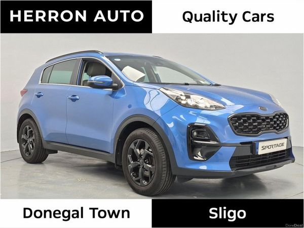 Kia Sportage SUV, Diesel Hybrid, 2021, Blue