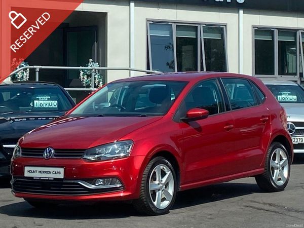 Volkswagen Polo Hatchback, Petrol, 2017, Red