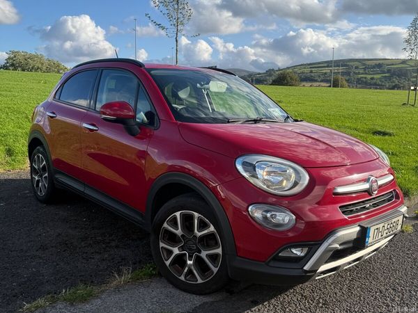 Fiat 500X SUV, Diesel, 2017, Red