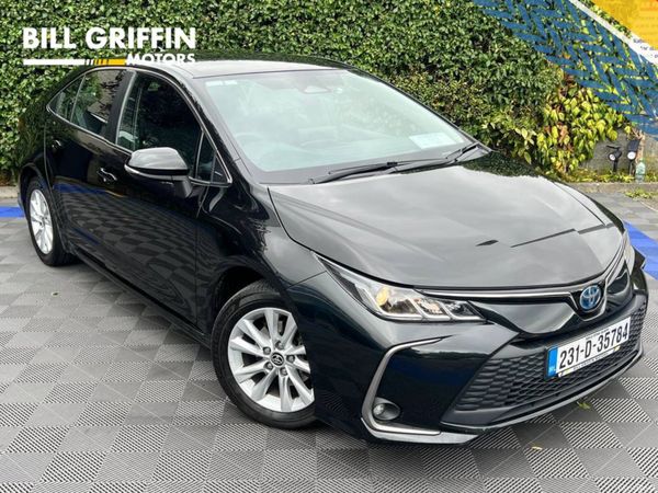 Toyota Corolla Saloon, Petrol Hybrid, 2023, Black