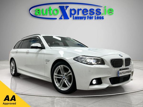BMW 5-Series Estate, Diesel, 2016, White