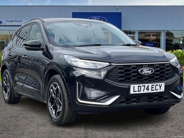 Ford Kuga Estate, Petrol Hybrid, 2024, Black