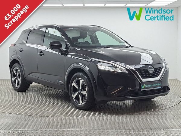 Nissan Qashqai MPV, Petrol Hybrid, 2023, Black